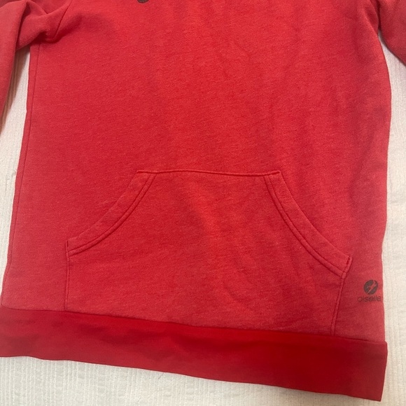 Oiselle red woman’s hoodie size medium pullover - Picture 5 of 6